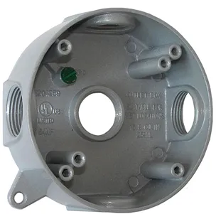 Розподільча коробка E.NEXT i0530010 e.industrial.pipe.db.round.thread.5.x.1/2", кругла, металева, без кришки