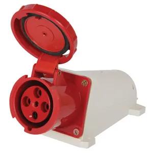 Силова розетка стаціонарна E.NEXT p012006, e.socket.pro.4.63, 4п., 380В, IP 67, 63А