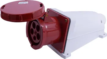 Силова розетка стаціонарна E.NEXT p012029 e.socket.145.125.67, 5п., 400В, IP 67, 125А