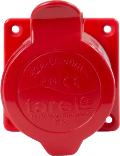 Силова розетка E.NEXT 052, 3Р+PE, 400В, 32А, IP44 2