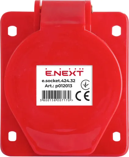 Силова розетка, що вбудовується e.socket.pro.4.32.wall E.NEXT p012013 3