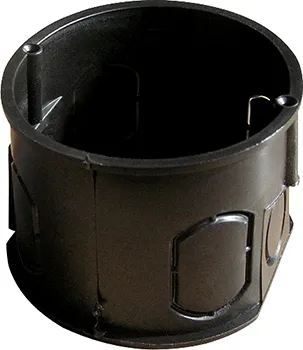 Коробка установочна (E.NEXT s0027019) e.db.stand.100u.d60, кругла, пластикова, d60x45мм, для цегли/бетону, одиночна. Упаковка 100 шт.