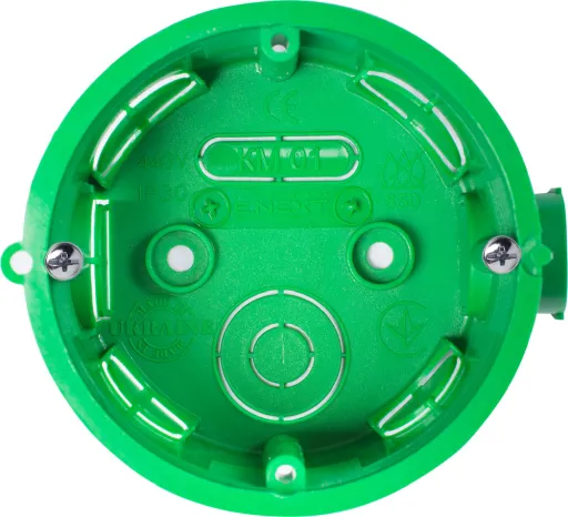 Коробка установочна e.db.pro.101.d65 цегла/бетон, блочна КМ01 E.NEXT p018101 2