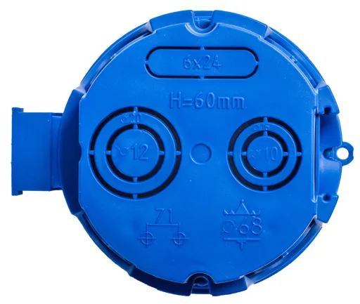 Коробка установочна e.db.pro.102.d65 цегла/бетон, глибока, блочна КМ02 (E.NEXT p018102) 3