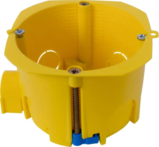 Коробка установча e.db.pro.103.d65 для гіпсокартону, упор ПВХ, блочна КМ03 E.NEXT p018103 (50 шт.)