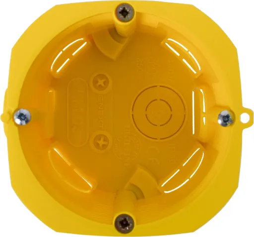 Коробка установча e.db.pro.103.d65 для гіпсокартону, упор ПВХ, блочна КМ03 E.NEXT p018103 (50 шт.) 2