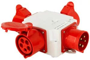 Монтажний набір- розгалужувач 32A 3P+N+Z 400V/ 3x32A 3P+N+Z 400V E.NEXT 407-032