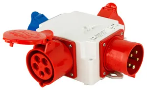 Монтажний набір-розгалужувач E.NEXT 409-016 (32A 3P+N+Z 400V / 1x32A 3P+N+Z 400V, 1x16A 3P+N+Z 400V, 1x16A 2P+Z 250V)