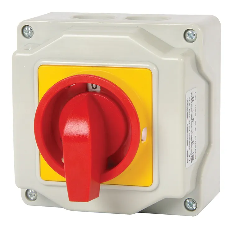 Пакетний перемикач LK16/3.323-ОК/45 в корпусі (під пломбування) E.NEXT 8338-200, 3p, 1-0-2, 16А, IP44