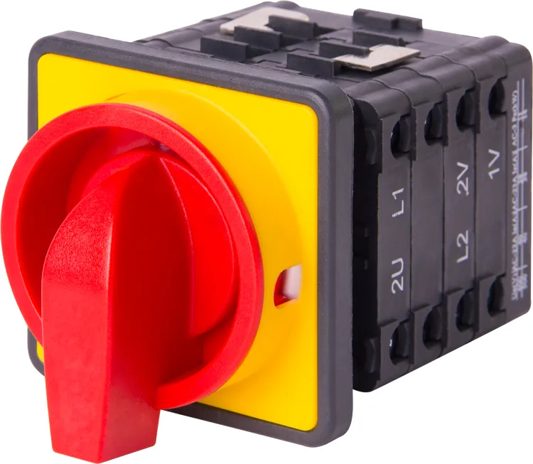 Пакетний перемикач LK40/4.322-ZК/45 щитовий, з передньою панеллю (під пломбування), 0-1-2, 40А E.NEXT 8625-200