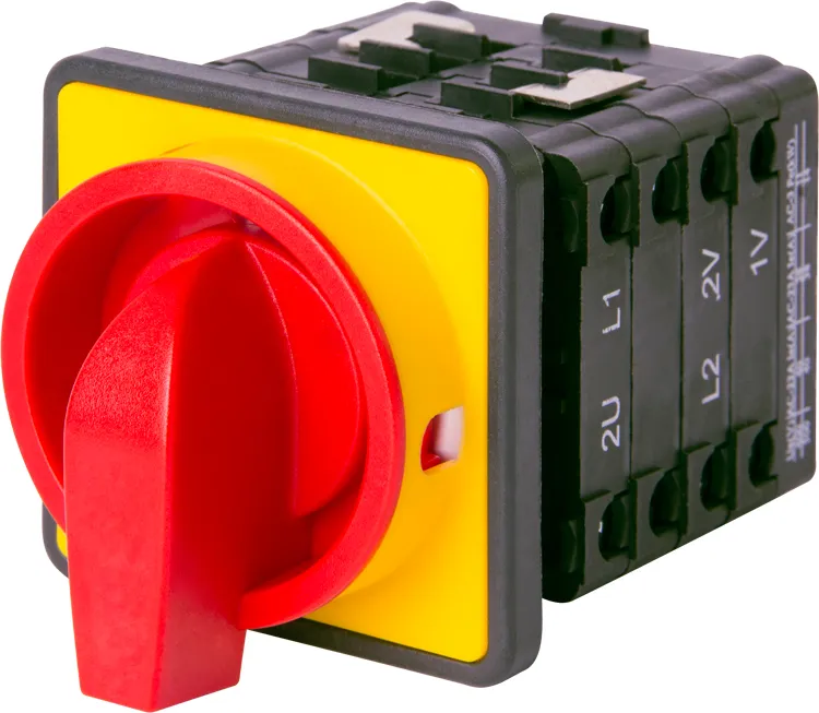 Пакетний перемикач LK63/4.322-ZК/45 E.NEXT 8825-200 (щитовий, з передньою панеллю (під пломбування), 0-1-2, 63А)