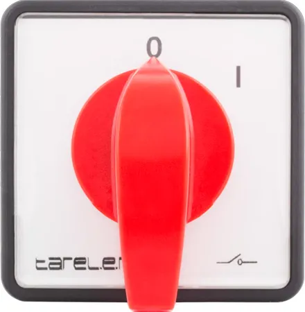 Пакетний перемикач LK40/1.216-ZP/45 E.NEXT 8661-200 щитовий, з передньою панеллю, 1p, 0-1, 40А 2