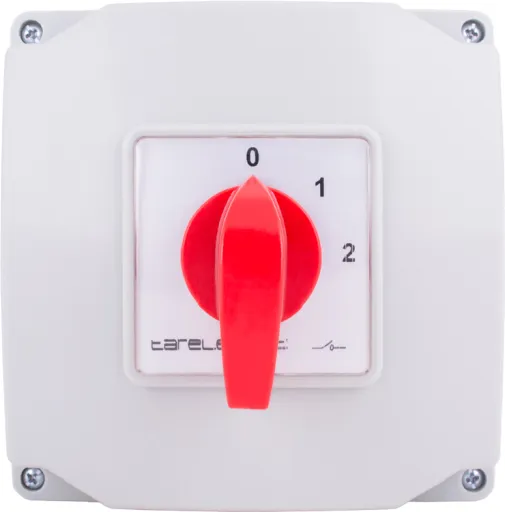 Пакетний перемикач LK63/4.322-ОВ/45 в корпусі, 0-1-2, 63А, IP44 E.NEXT 8824-200 2