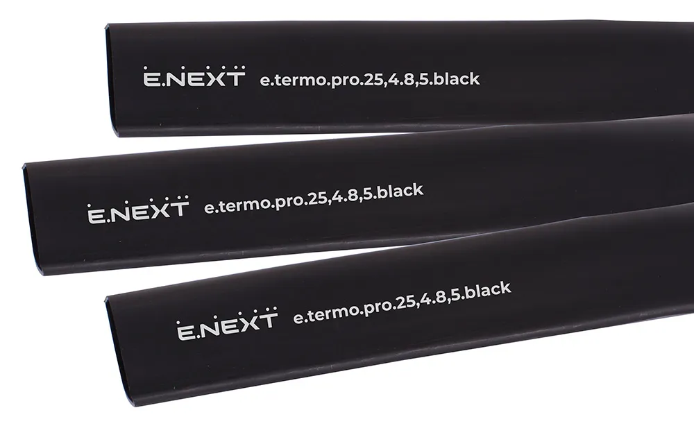 Термоусаджувальна трубка з клейовим шаром e.termo.pro p092049 E.NEXT