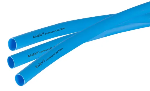 Термоусаджувальна трубка з клейовим шаром e.termo.pro.7,9.2,7.blue, 7,9/2,7, 1м, синя (p092022 E.NEXT)
