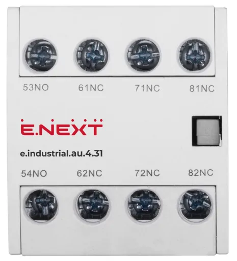 Додатковий контакт e.industrial.au.4.31, 3NO+1NC (i0140004, E.NEXT) 2