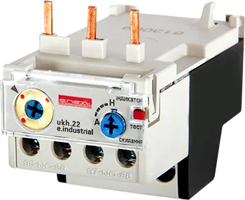 Теплове реле E.NEXT i0110002, номін. струм 22А, діап. регул. 1,6-2,5 А