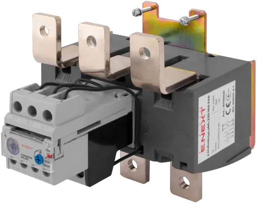 Теплове реле i0110021 E.NEXT e.industrial.ukh.220.160.240, номін. струм 220А, діап. регул. 160-240 А