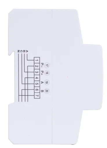 Лічильник трифазний e.control.w08 E.NEXT i0310038 10(100)А електронний клас 1.0 (некомерційний) з RS485 3