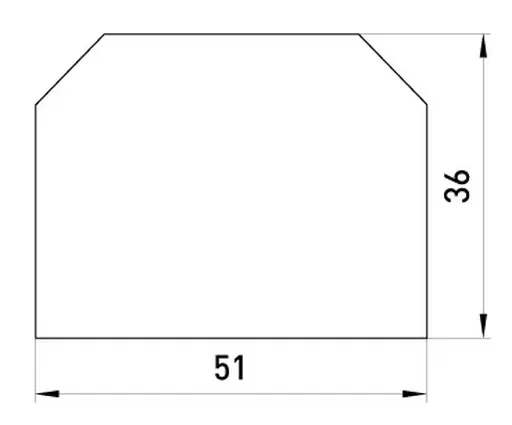 Роздільник для набірних клемних колодок E.NEXT p051003 2
