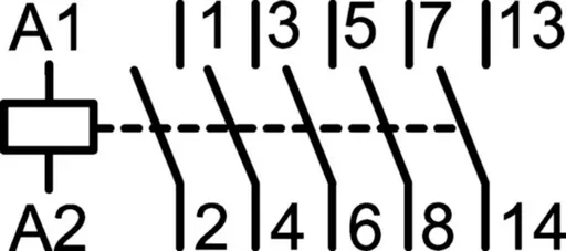 Корпусний контактор Hager EVN03210C {d6se3p1810gv0mslfuc0} 18A AC3 2