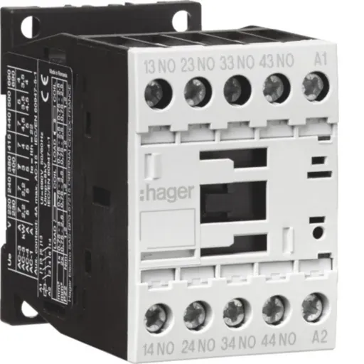 Корпусний контактор Hager EVR00440E 4НВ 4A AC15
