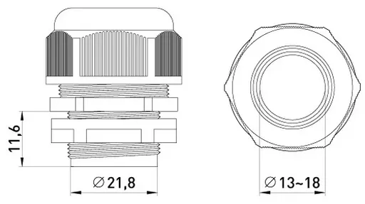 Кабельний ввід e.pg.stand.21 E.NEXT s018006 2